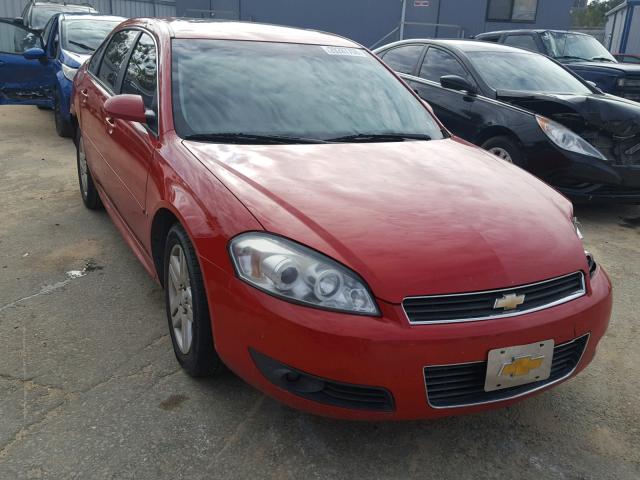 2G1WC57M591302935 - 2009 CHEVROLET IMPALA 2LT RED photo 1