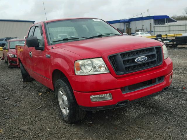 1FTRX14W54NC21528 - 2004 FORD F150 RED photo 1