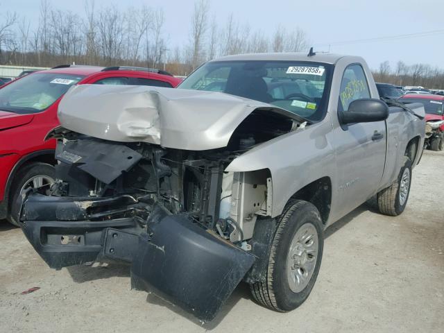 1GCEC14X59Z207700 - 2009 CHEVROLET SILVERADO TAN photo 2