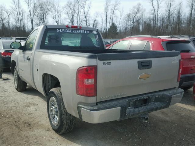 1GCEC14X59Z207700 - 2009 CHEVROLET SILVERADO TAN photo 3