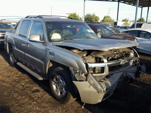 3GNEC13TX2G227341 - 2002 CHEVROLET AVALANCHE GRAY photo 1