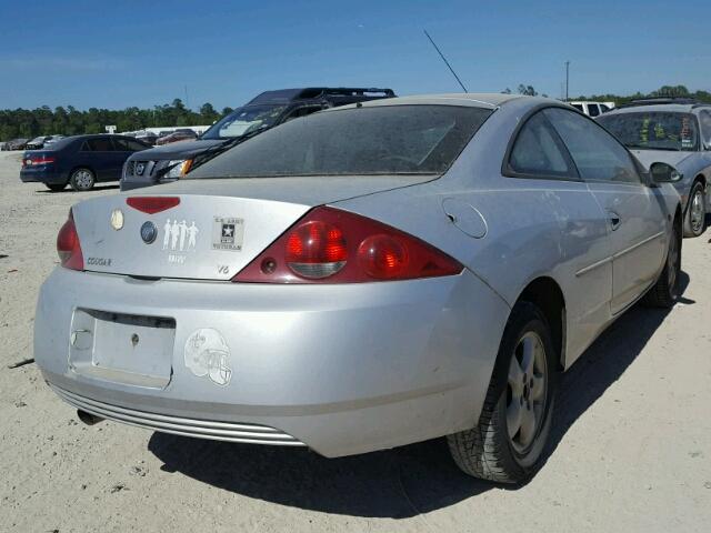 1ZWFT61L515614293 - 2001 MERCURY COUGAR V6 GRAY photo 4