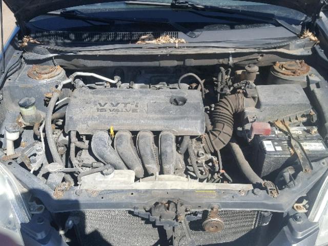 2T1KR32E75C476428 - 2005 TOYOTA COROLLA MA GRAY photo 7