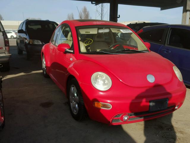 3VWCK21C12M438311 - 2002 VOLKSWAGEN NEW BEETLE 红色 照片 1