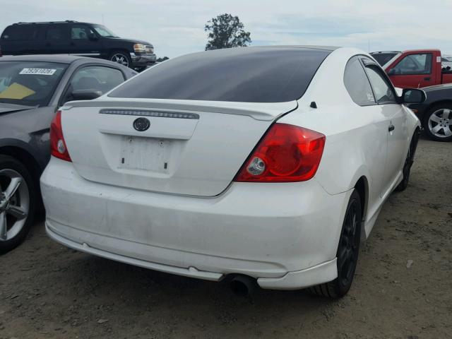 JTKDE177150054306 - 2005 TOYOTA SCION TC WHITE photo 4