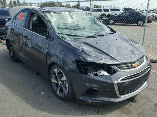 1G1JF5SB0H4133787 - 2017 CHEVROLET SONIC PREM CHARCOAL photo 1