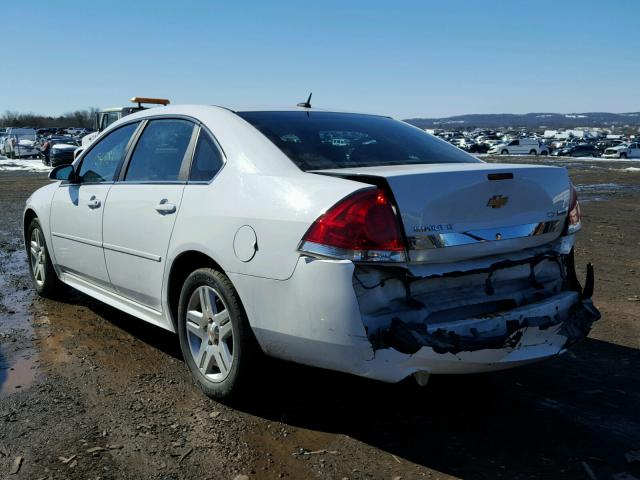 2G1WG5EK5B1293620 - 2011 CHEVROLET IMPALA LT WHITE photo 3