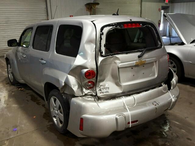 3GNDA13D28S630178 - 2008 CHEVROLET HHR LS SILVER photo 3