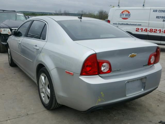 1G1ZA5EU4BF354710 - 2011 CHEVROLET MALIBU LS ვერცხლისფერი ფოტო 3