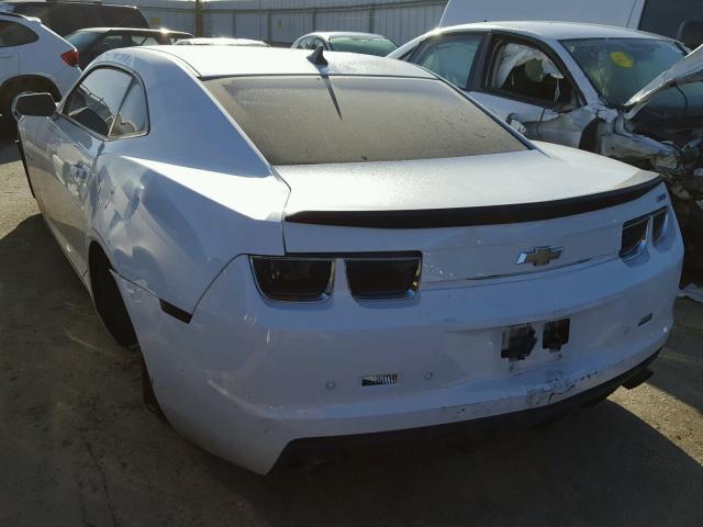 2G1FT1EW1D9167511 - 2013 CHEVROLET CAMARO 2SS WHITE photo 3