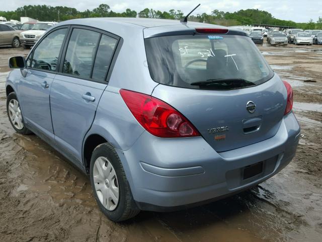 3N1BC1CP9BL419116 - 2011 NISSAN VERSA S BLUE photo 3