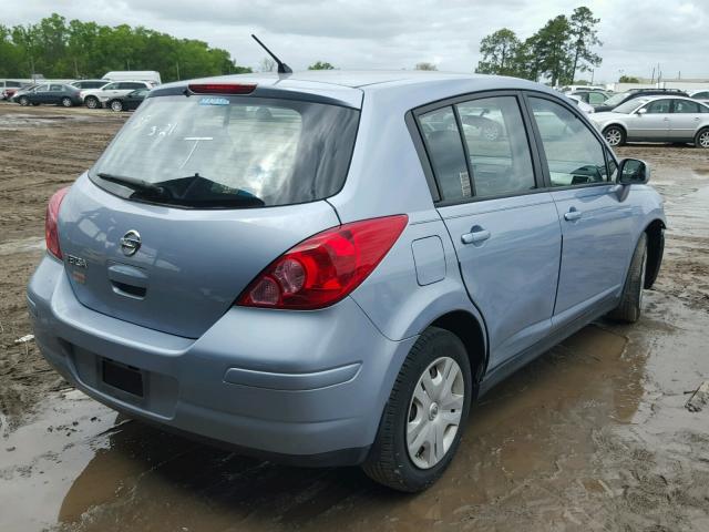 3N1BC1CP9BL419116 - 2011 NISSAN VERSA S BLUE photo 4