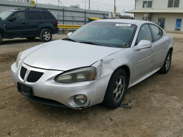 2G2WP522941349450 - 2004 PONTIAC GRAND PRIX SILVER photo 2
