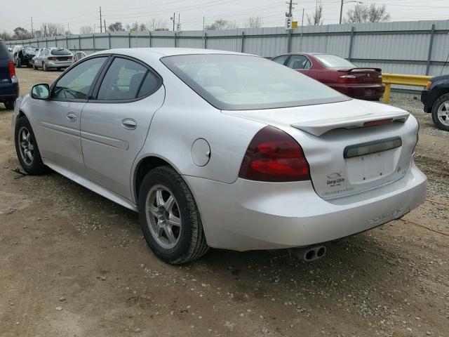 2G2WP522941349450 - 2004 PONTIAC GRAND PRIX SILVER photo 3