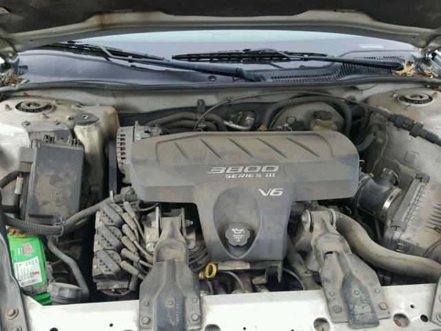 2G2WP522941349450 - 2004 PONTIAC GRAND PRIX SILVER photo 7