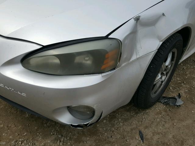 2G2WP522941349450 - 2004 PONTIAC GRAND PRIX SILVER photo 9