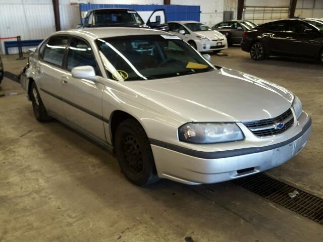 2G1WF55K239326594 - 2003 CHEVROLET IMPALA SILVER photo 1