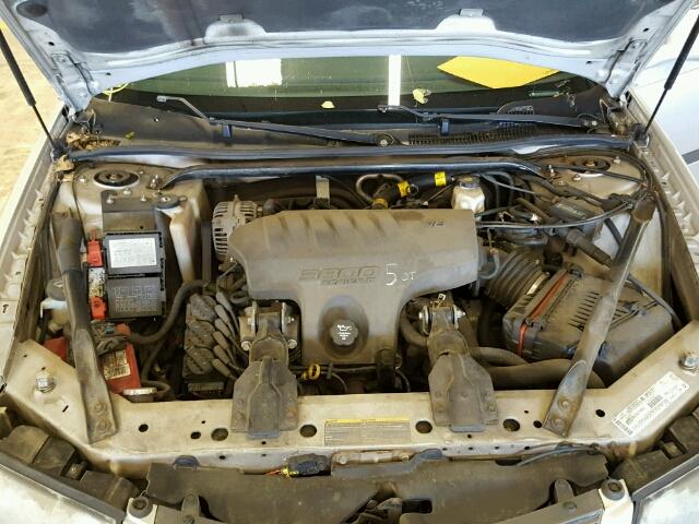 2G1WF55K239326594 - 2003 CHEVROLET IMPALA SILVER photo 7