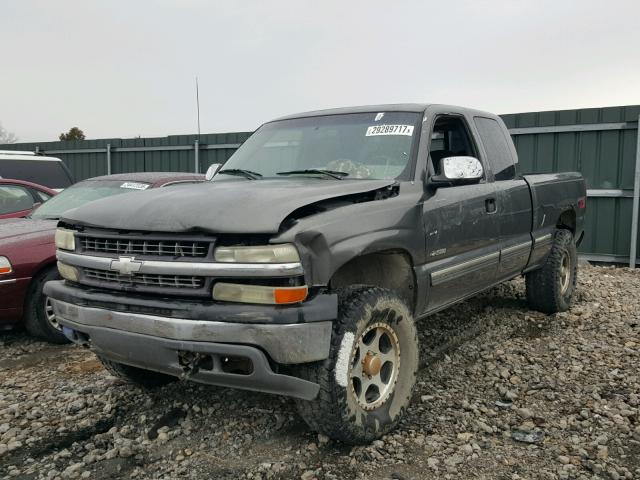 1GCEK19T6XE118649 - 1999 CHEVROLET SILVERADO GRAY photo 2