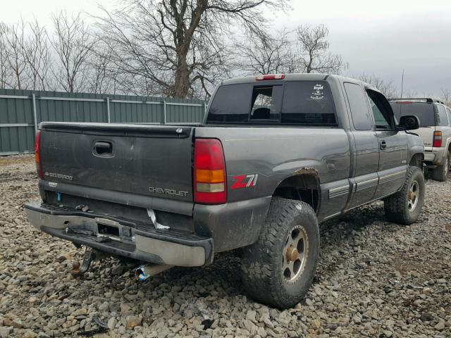 1GCEK19T6XE118649 - 1999 CHEVROLET SILVERADO GRAY photo 4