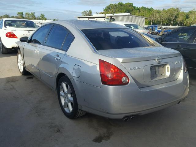 1N4BA41E64C916361 - 2004 NISSAN MAXIMA SE SILVER photo 3