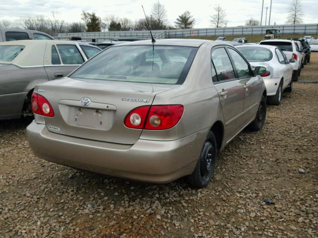 1NXBR32E38Z032742 - 2008 TOYOTA COROLLA CE GOLD photo 4