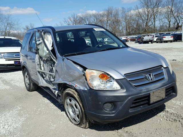 JHLRD78555C035677 - 2005 HONDA CR-V LX SILVER photo 1