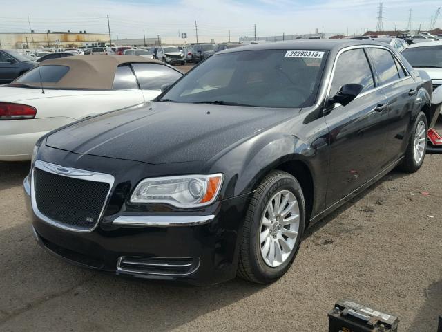 2C3CCAAG2CH129920 - 2012 CHRYSLER 300 BLACK photo 2