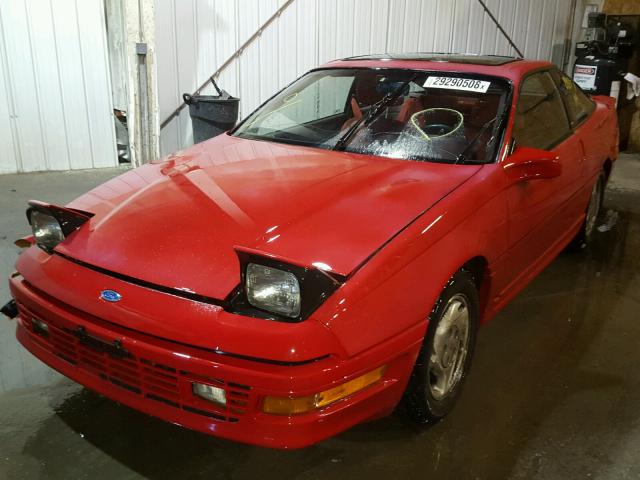 1ZVPT22L2M5184467 - 1991 FORD PROBE GT RED photo 2