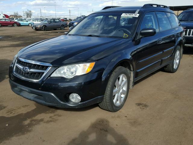 4S4BP61C696331980 - 2009 SUBARU OUTBACK 2. BLACK photo 2