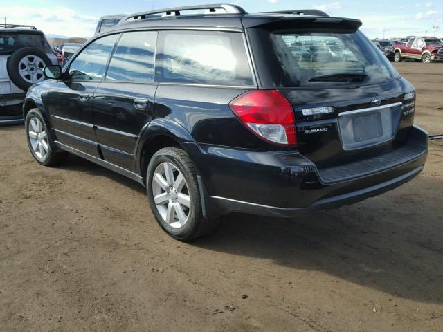 4S4BP61C696331980 - 2009 SUBARU OUTBACK 2. BLACK photo 3