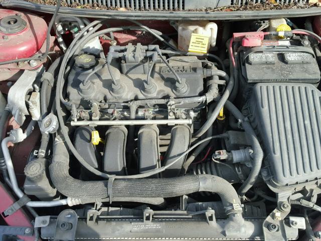 1B3ES56C05D192732 - 2005 DODGE NEON SXT RED photo 7