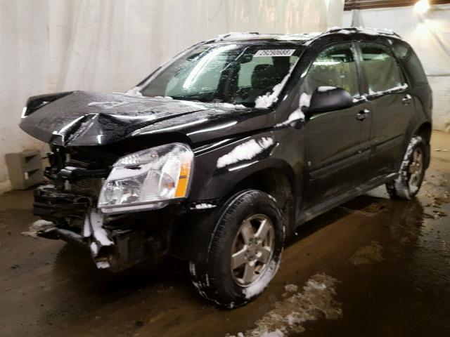 2CNDL23F576054217 - 2007 CHEVROLET EQUINOX LS BLACK photo 2