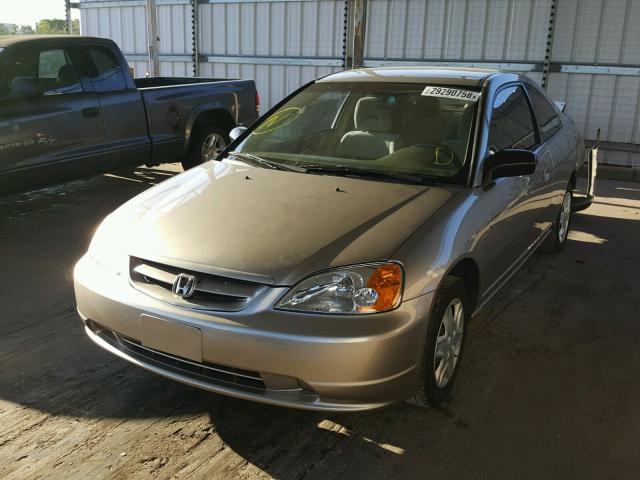 1HGEM22513L022754 - 2003 HONDA CIVIC LX TAN photo 2