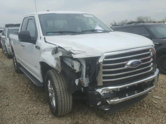 1FTEX1EP6FFA69360 - 2015 FORD F150 SUPER WHITE photo 1