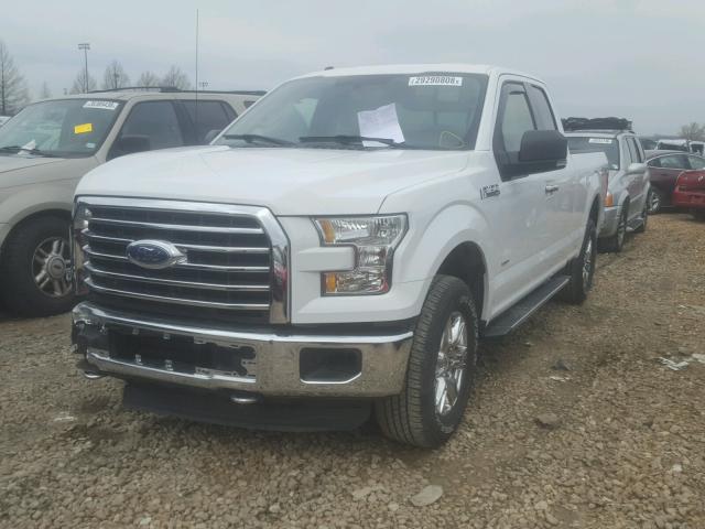 1FTEX1EP6FFA69360 - 2015 FORD F150 SUPER WHITE photo 2