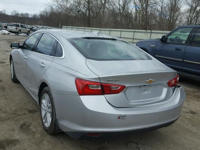 1G1ZE5ST5GF354738 - 2016 CHEVROLET MALIBU LT SILVER photo 3