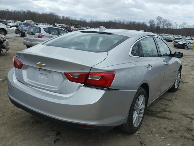 1G1ZE5ST5GF354738 - 2016 CHEVROLET MALIBU LT SILVER photo 4