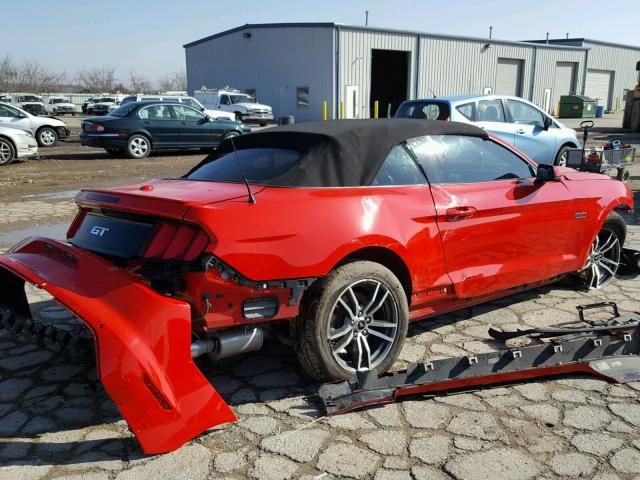 1FATP8FF2F5434344 - 2015 FORD MUSTANG GT RED photo 4
