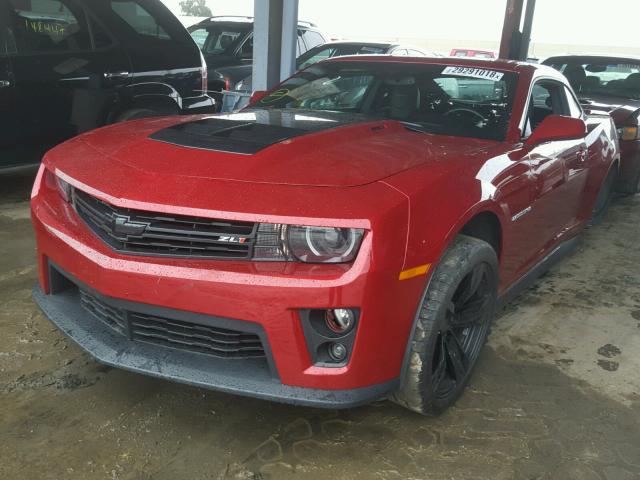 2G1FL1EP2D9802535 - 2013 CHEVROLET CAMARO ZL1 红色 照片 2