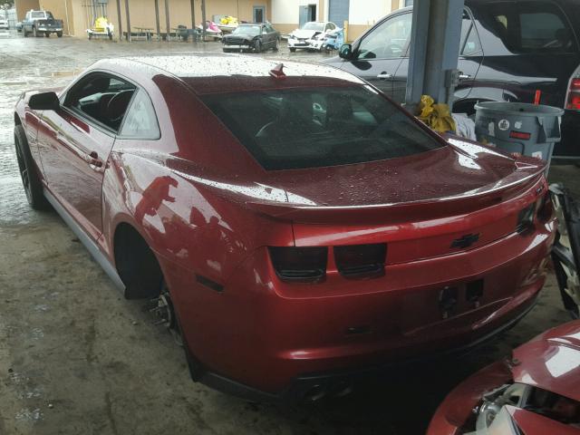 2G1FL1EP2D9802535 - 2013 CHEVROLET CAMARO ZL1 红色 照片 3