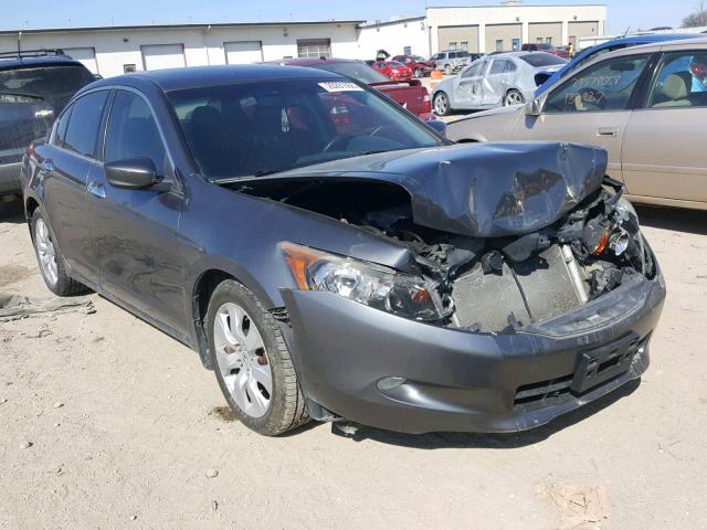 1HGCP36809A018627 - 2009 HONDA ACCORD EXL GRAY photo 1