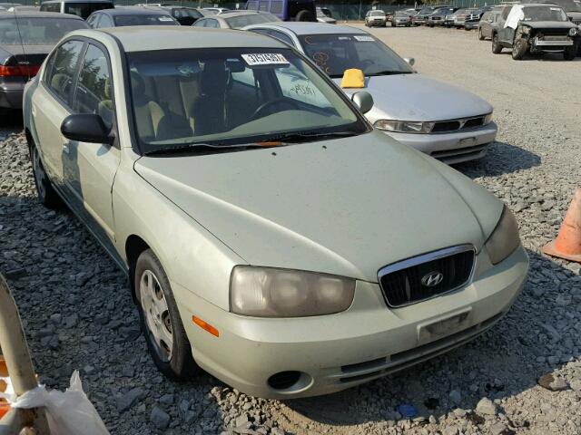 KMHDN45D33U683102 - 2003 HYUNDAI ELANTRA GL GREEN photo 1