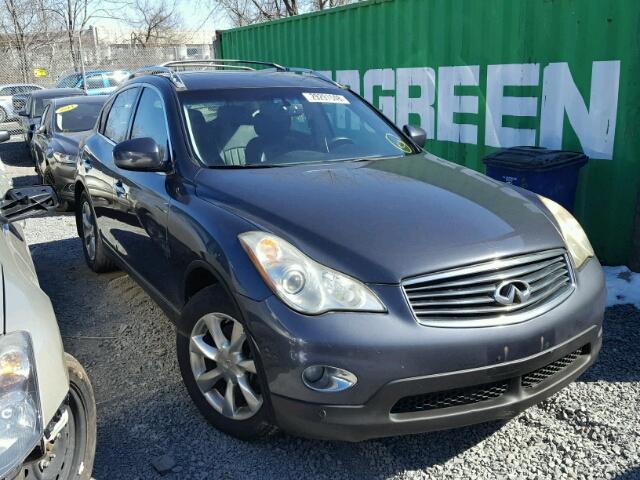 JNKAJ09F78M354514 - 2008 INFINITI EX35 BASE BLACK photo 1