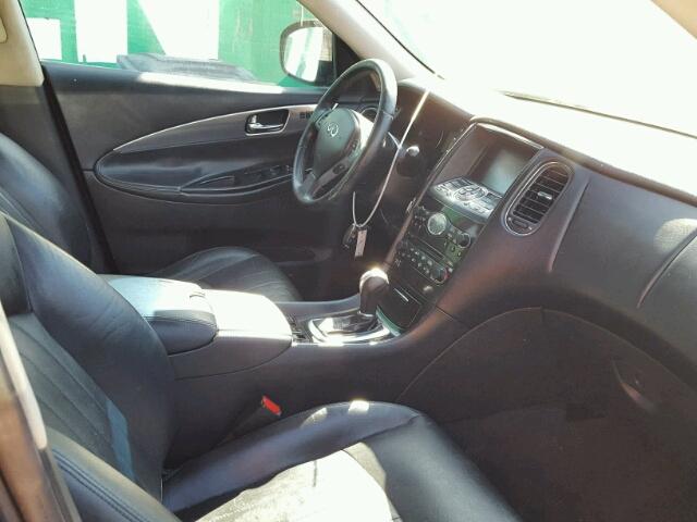 JNKAJ09F78M354514 - 2008 INFINITI EX35 BASE BLACK photo 5