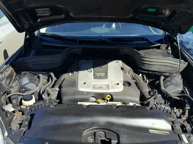 JNKAJ09F78M354514 - 2008 INFINITI EX35 BASE BLACK photo 7