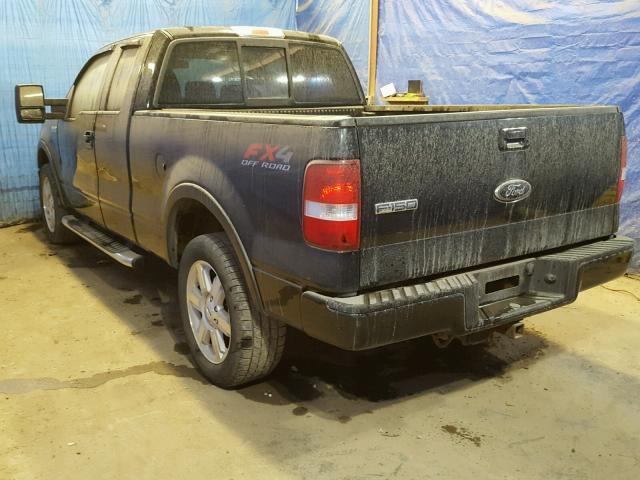 1FTPX14V18FA95862 - 2008 FORD F150 BLACK photo 3