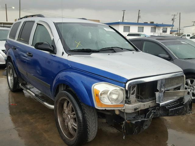 1D4HD38K26F150666 - 2006 DODGE DURANGO SX BLUE photo 1