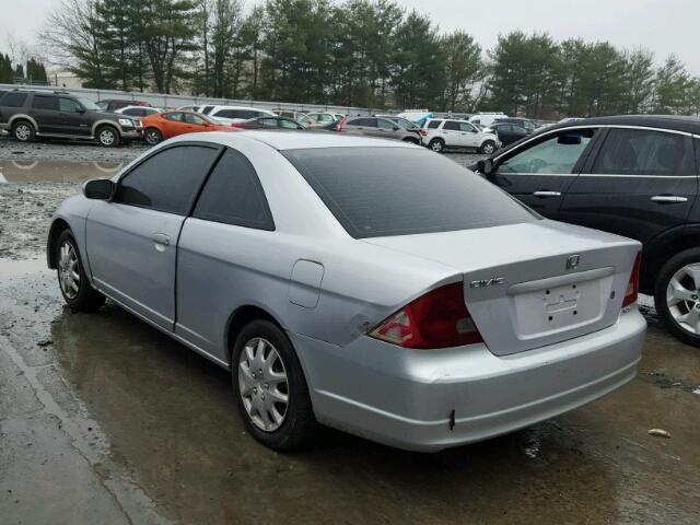 1HGEM22042L083678 - 2002 HONDA CIVIC EX SILVER photo 3