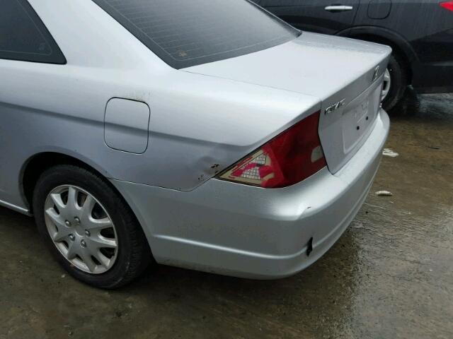 1HGEM22042L083678 - 2002 HONDA CIVIC EX SILVER photo 9